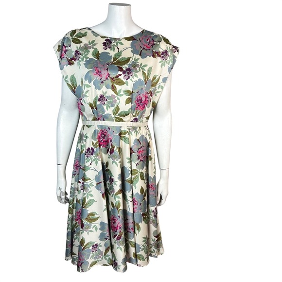 lilac midi dresses Purple Crepe Sleeveless Midi Dress With Flower Beading